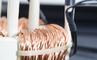 Kupferspule für Induktivitäten in der Elektronikfertigung